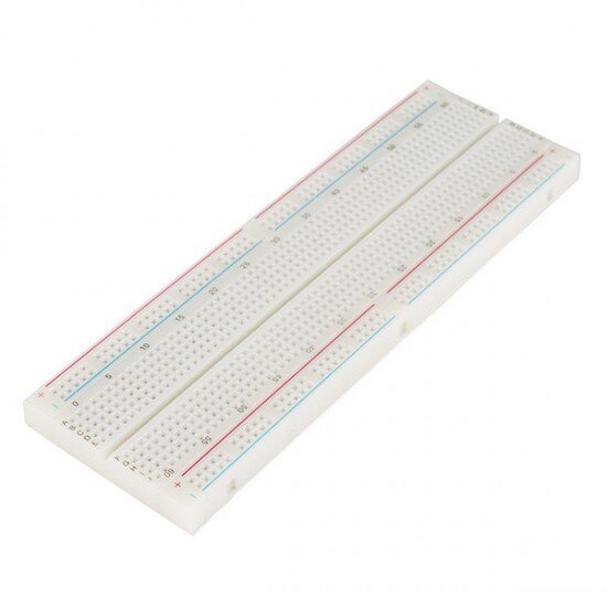 Full-Size Solderless Breadboard (830 Tie-Point)