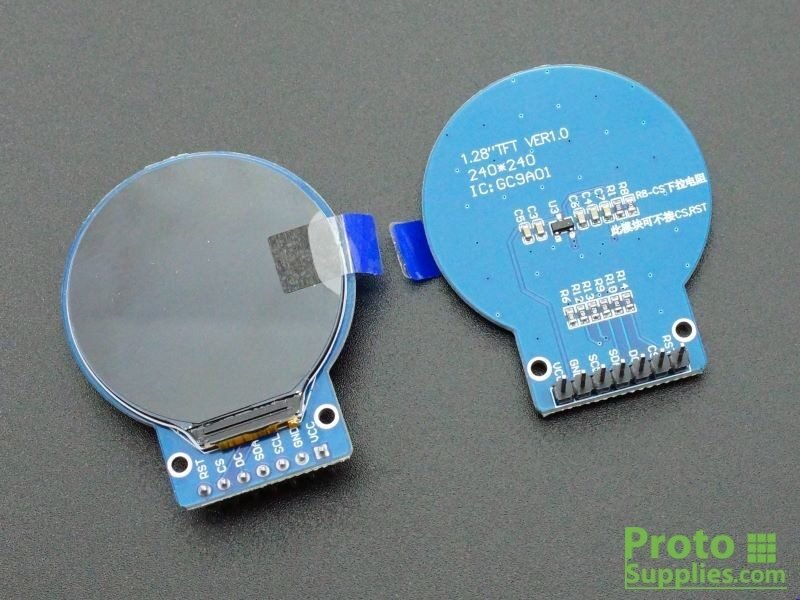 GC9A01 1.28" Round LCD Module (M128-240240-RGB-7-V1.0)
