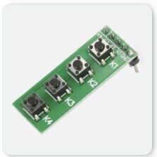 Universal 4-Key Push Button Switch Module (Geeriu)