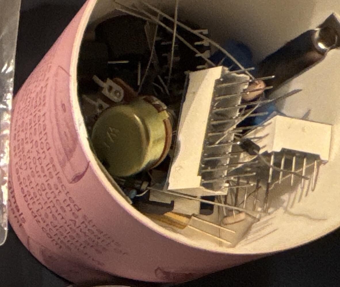 Leftover Passive Components Jar