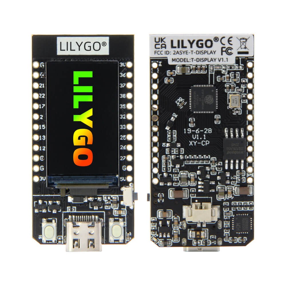 LILYGO TTGO T-Display (ESP32, 1.14" LCD, CH9102F)