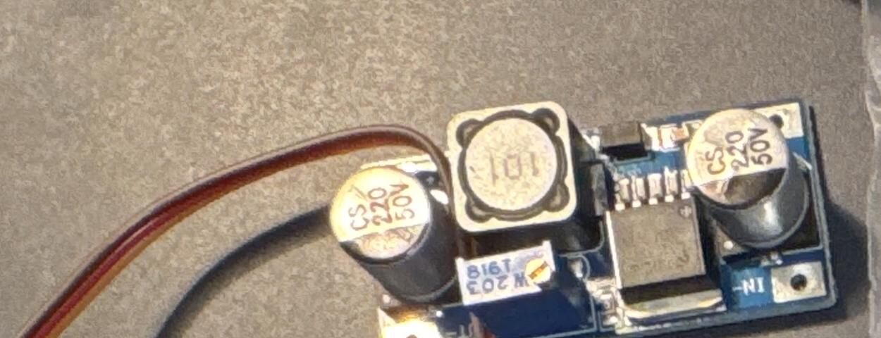 Unbranded DC-DC Converter Module (Dual 220µF/50V, Unmarked IC)